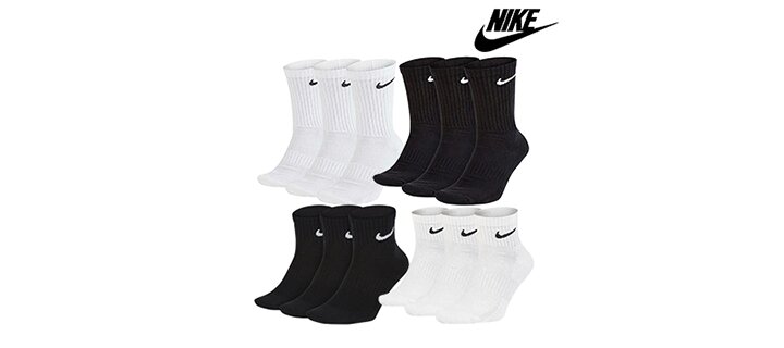 NIKE 나이키 에브리데이 쿠션 양말 3PACK 중목/장목 4종 택1