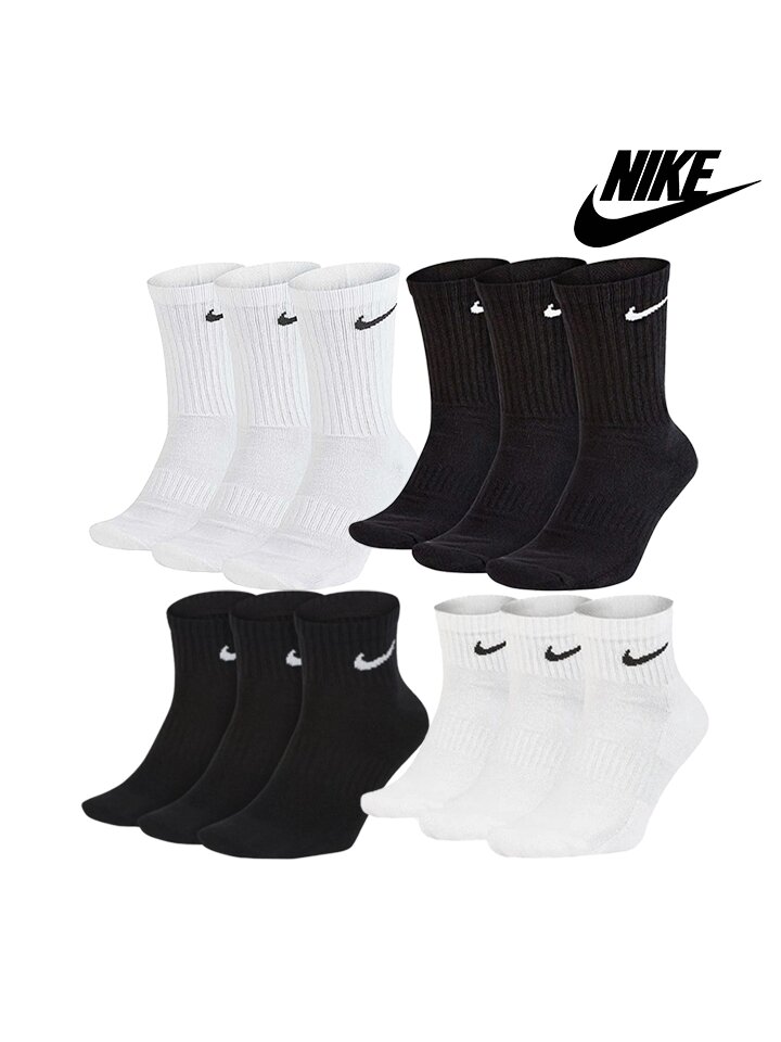 NIKE 나이키 에브리데이 쿠션 양말 3PACK 중목/장목 4종 택1