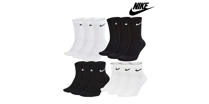 NIKE 나이키 에브리데이 쿠션 양말 3PACK 중목/장목 4종 택1