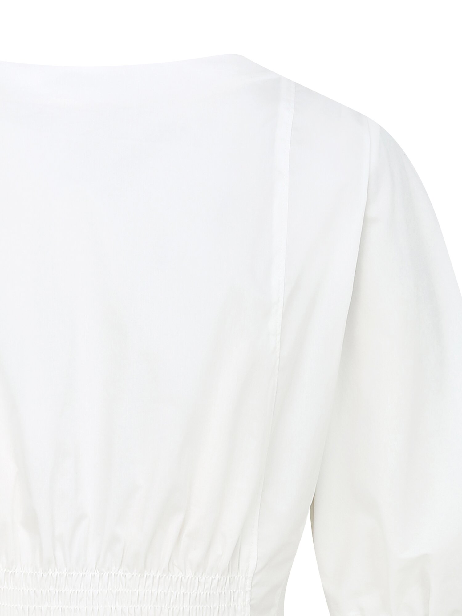 백 스모킹 투웨이 집업 블라우스 (IVORY)