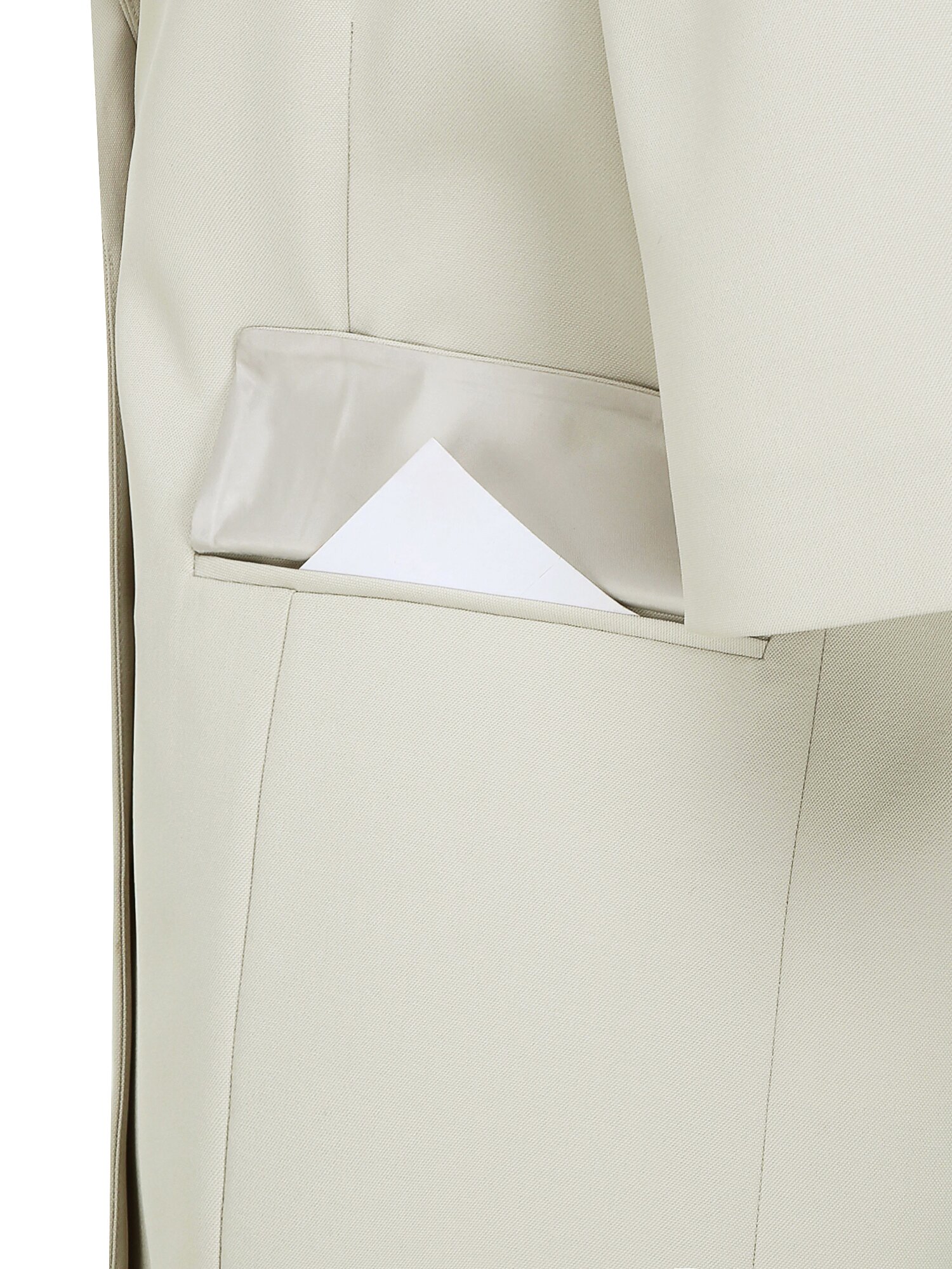 테일러드 하프 슬리브 싱글 재킷 (LIGHT GREY)