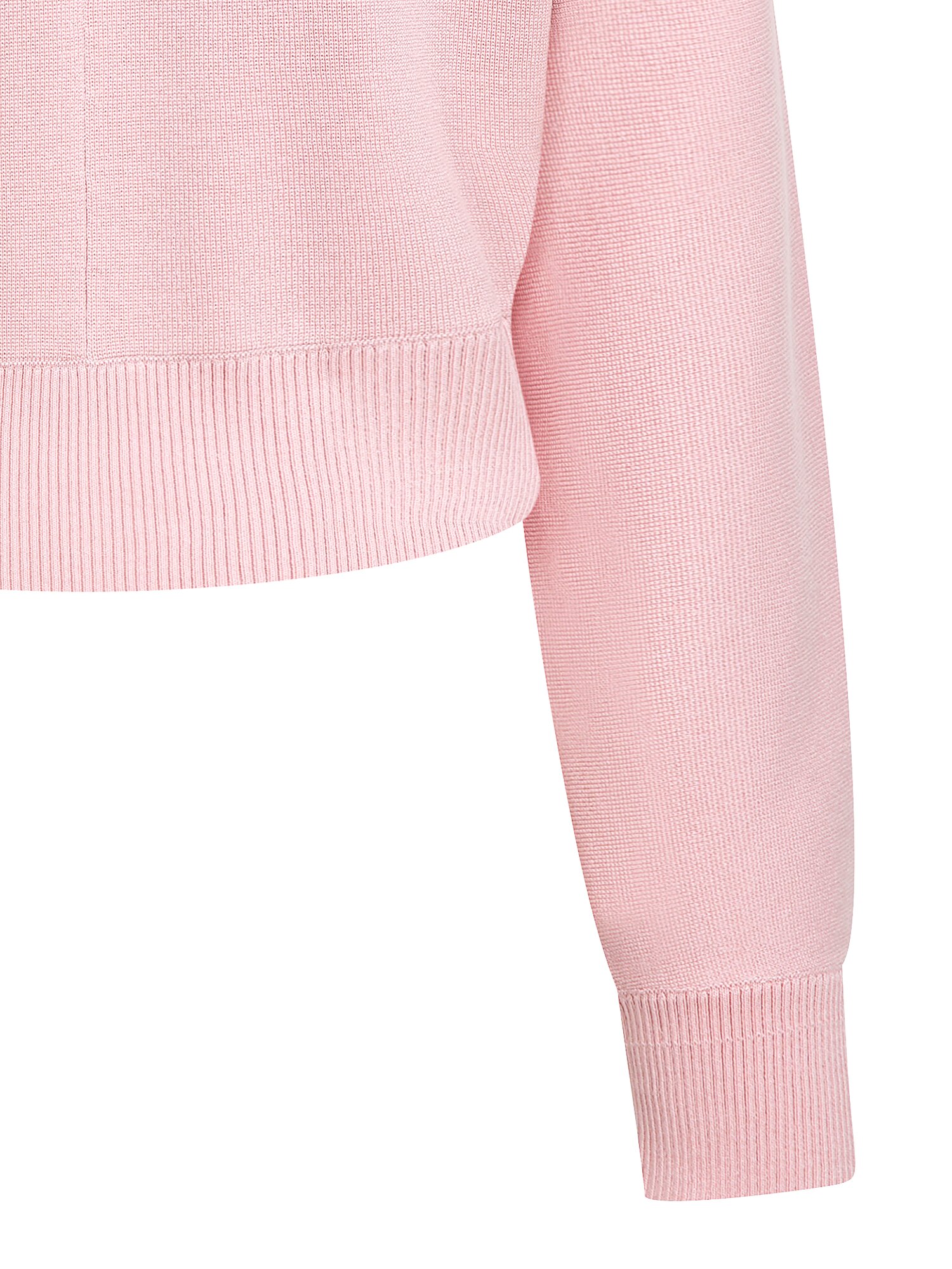 돌먼 슬리브 브이넥 크롭 가디건 (LIGHT PINK)