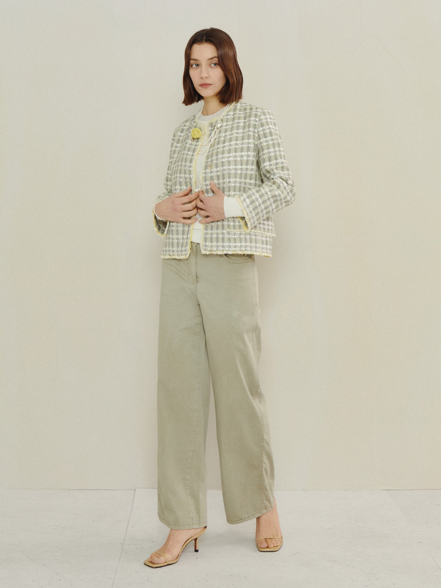 소프트 터치 베이식 니트 탑 (IVORY)