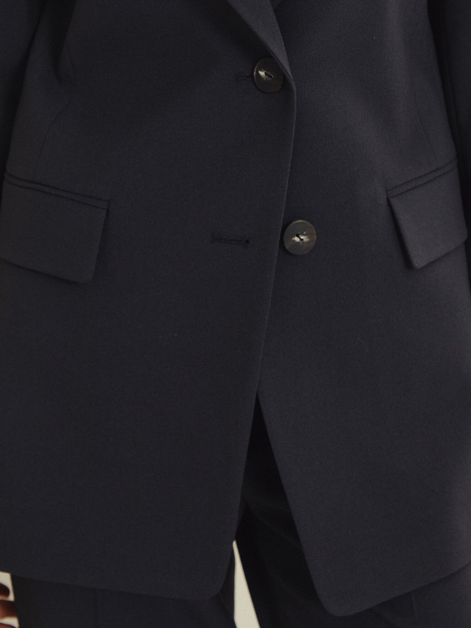 미니멀 포멀 테일러드 재킷 (DARK GREY)