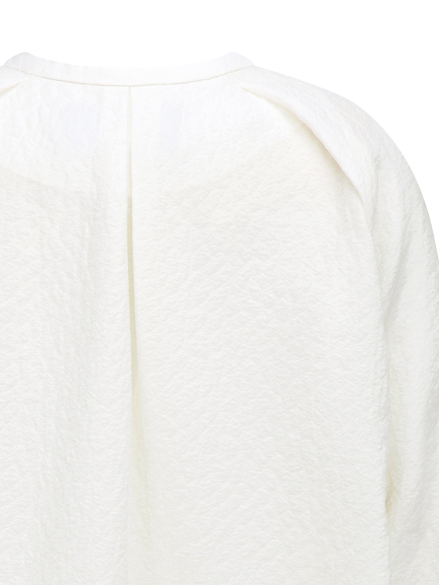 루즈핏 링클 래글런 집업 점퍼 (IVORY)