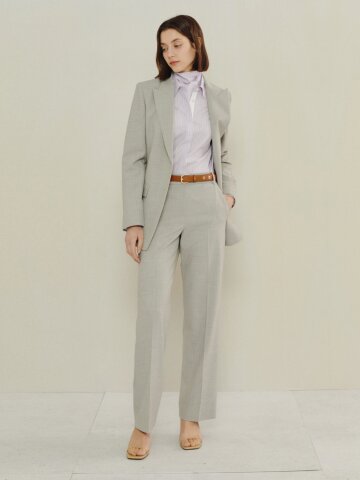 데일리 클린 룩 슬랙스 