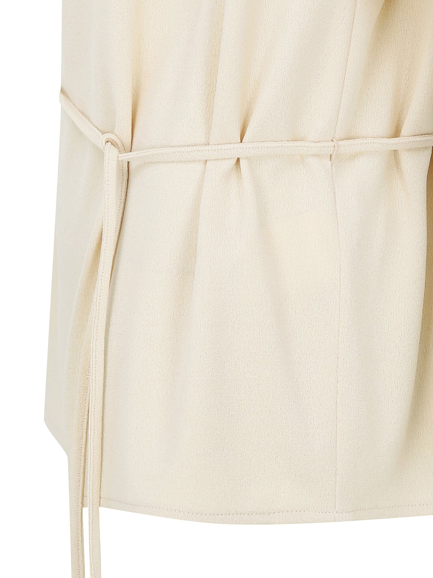 하프 슬리브 카울넥 블라우스 (LIGHT BEIGE)