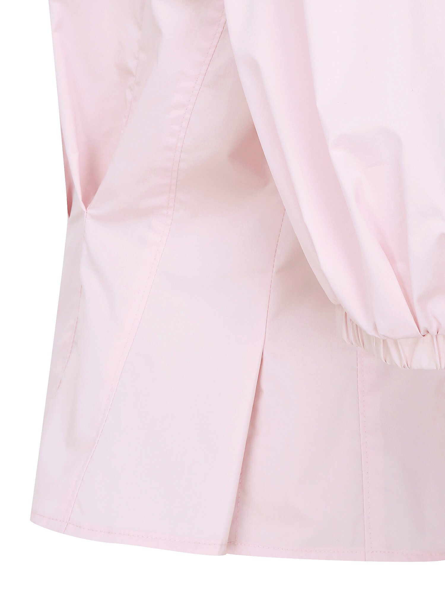 백 스모킹 투웨이 집업 블라우스 (LIGHT PINK)