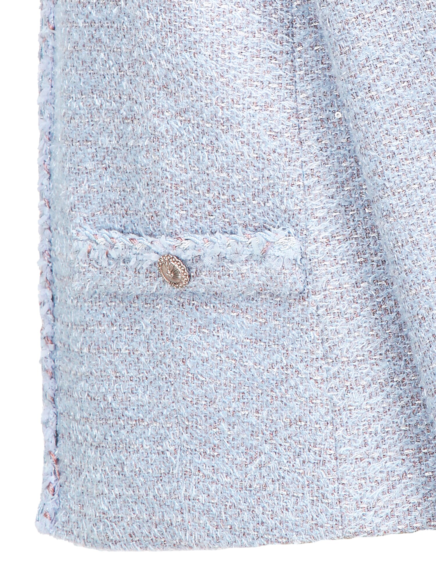 글리터 트위드 포켓 장식 재킷 (LAVENDAR)