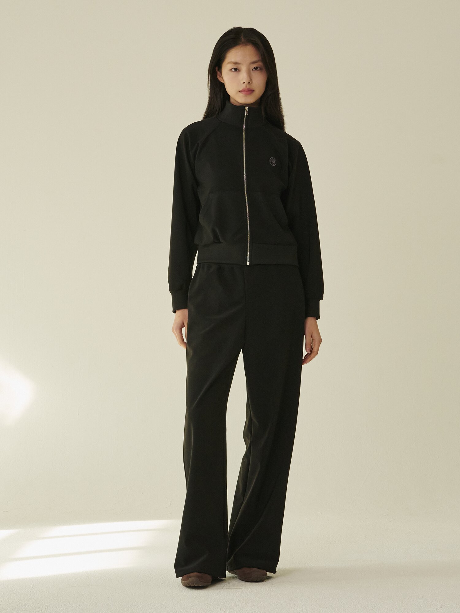 스트레치 져지 팬츠 - 블랙/ Stretch Jersey Pants - Black