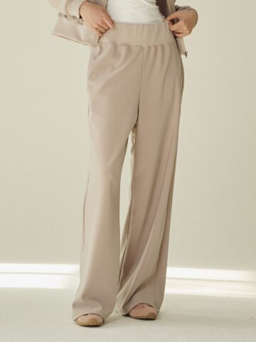 스트레치 져지 팬츠 - 베이지/ Stretch Jersey Pants - Beige



