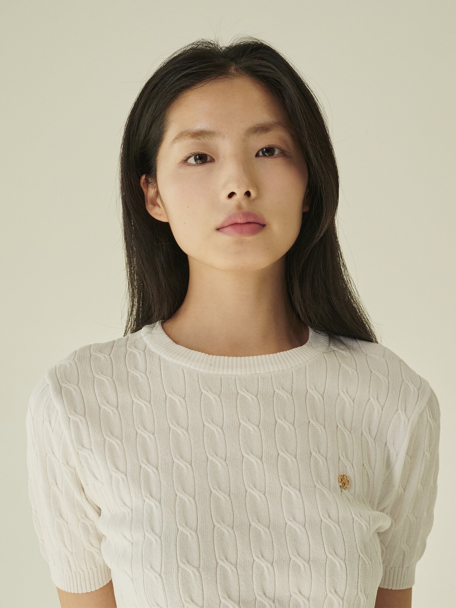 써머 케이블 라운드 니트 - 아이보리/ Summer Cable Round Knit - Ivory