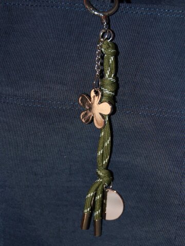 Khaki Rope 키링 키홀더