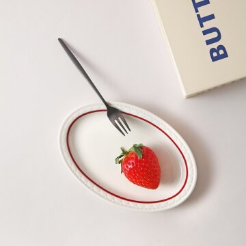 [시라쿠스] 쉐난고 카디날 타원접시16cm 1p