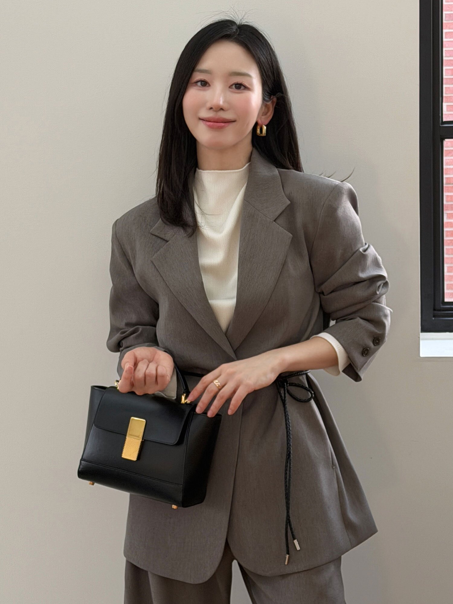 테일러드 오버핏 자켓 -다크그레이/ Tailored Over Fit Jacket - D.Gray