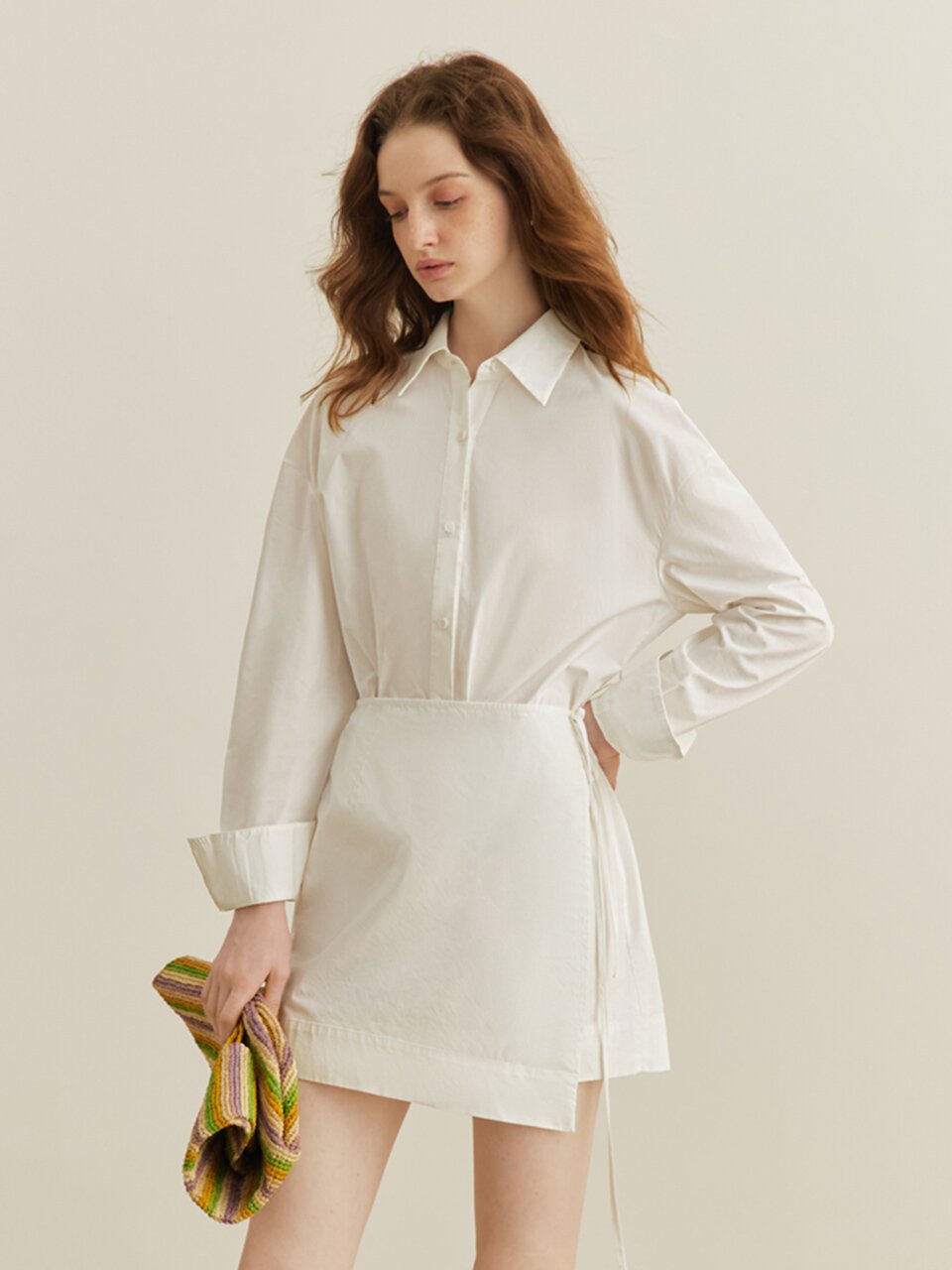 3/10예약배송_YY_Sense commuter shirt dress