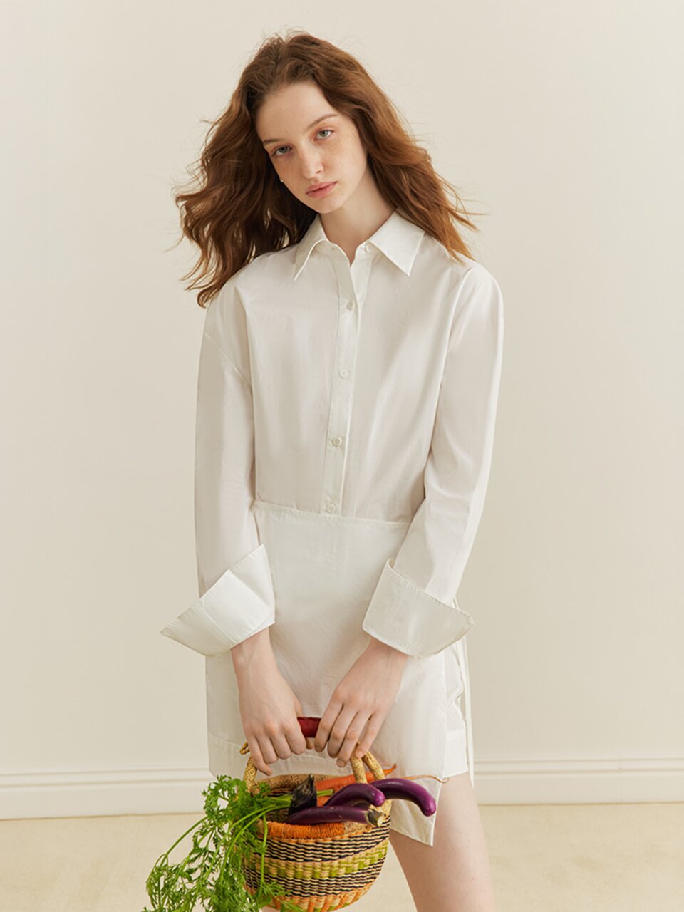 3/10예약배송_YY_Sense commuter shirt dress