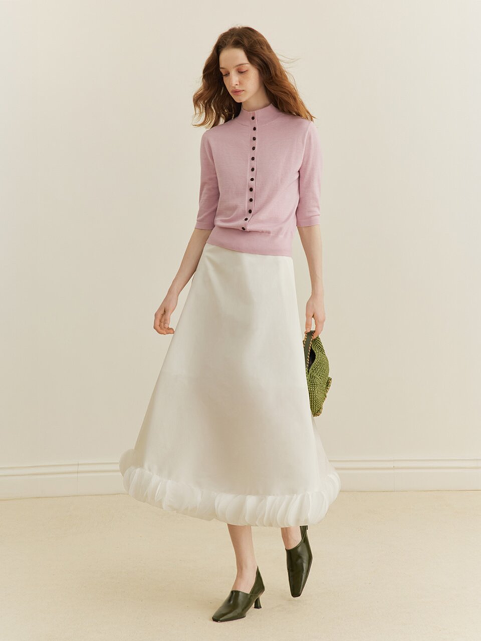 5/18 예약배송_YY_Petal spliced skirt