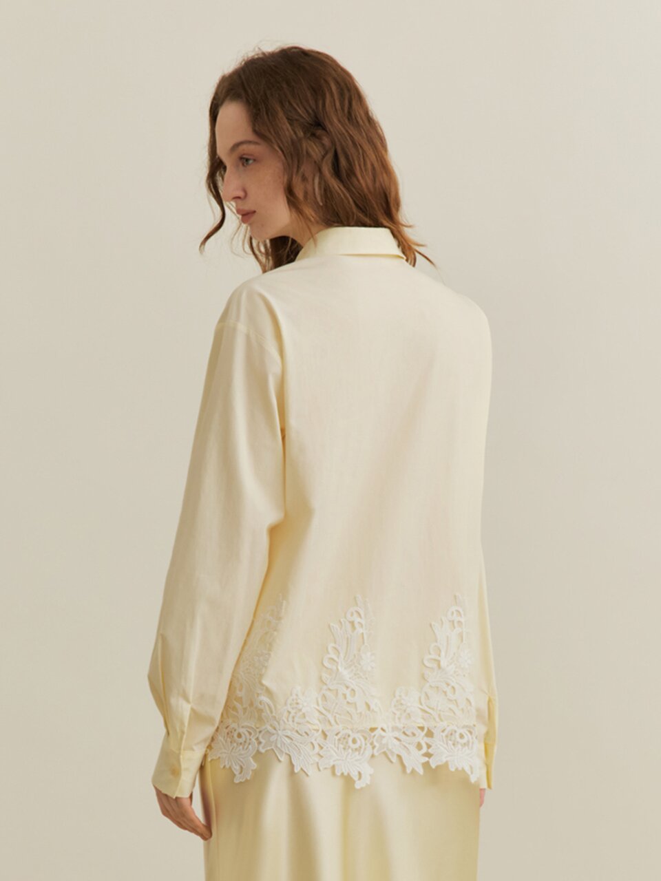 3/10예약배송_YY_Floral lace shirt