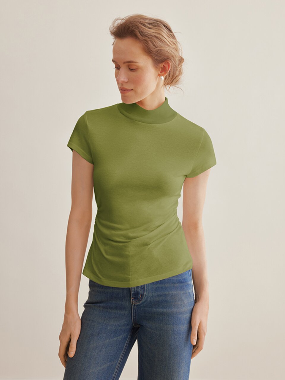 5/26 예약배송_YY_Short-sleeved versatile top_4color