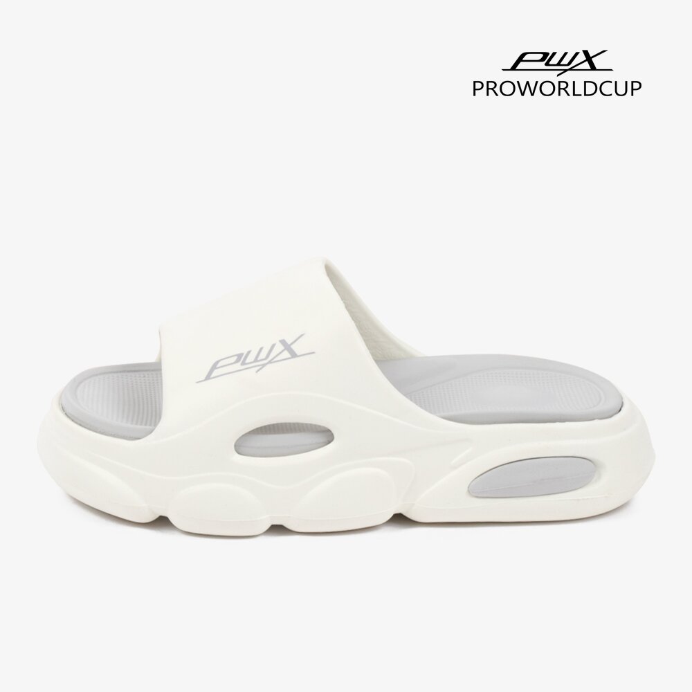 PWX 클라우드 슬리퍼 쿠션 키높이EVA 슬리퍼 남여공용 화이트