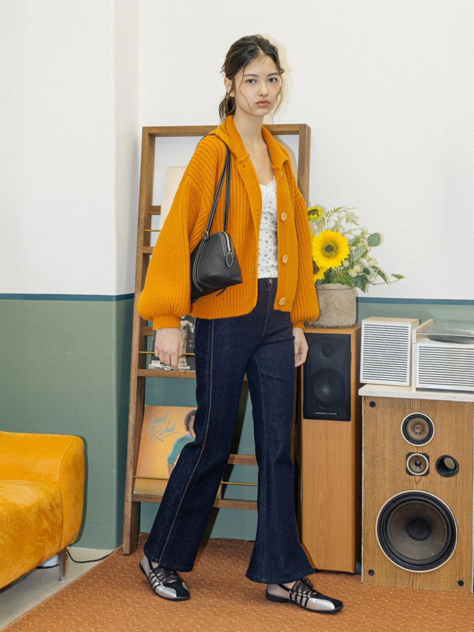 DD_Full length denim pants_DARK BLUE