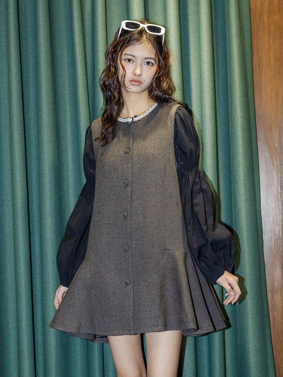 DD_Classic mood mini dress_GRAY