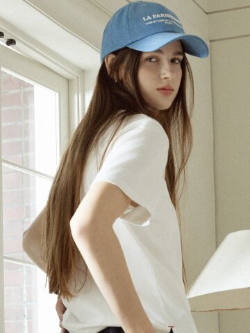 라파지앵 데님 볼캡 모자 라이트데님 IFACP00571