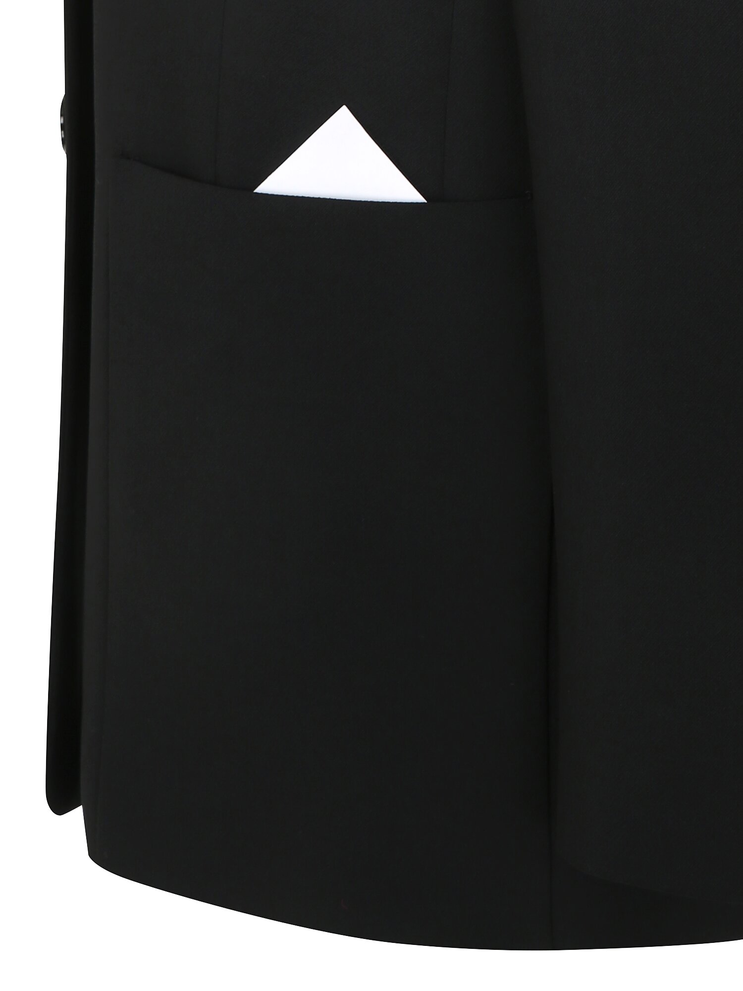 아웃 포켓 백 슬릿 투버튼 재킷 (BLACK)