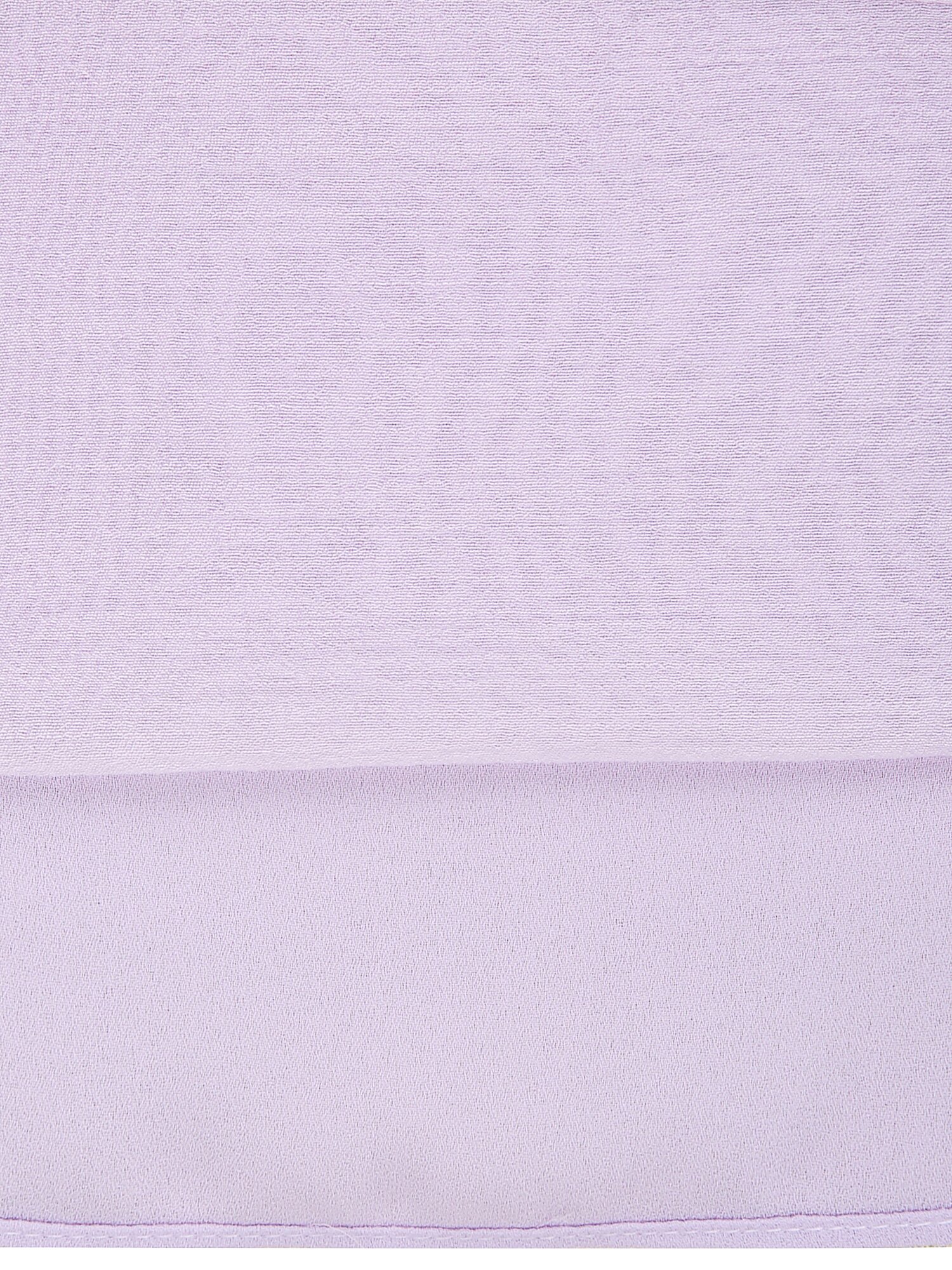 오간자 퍼프 프릴넥 블라우스 (VIOLET)
