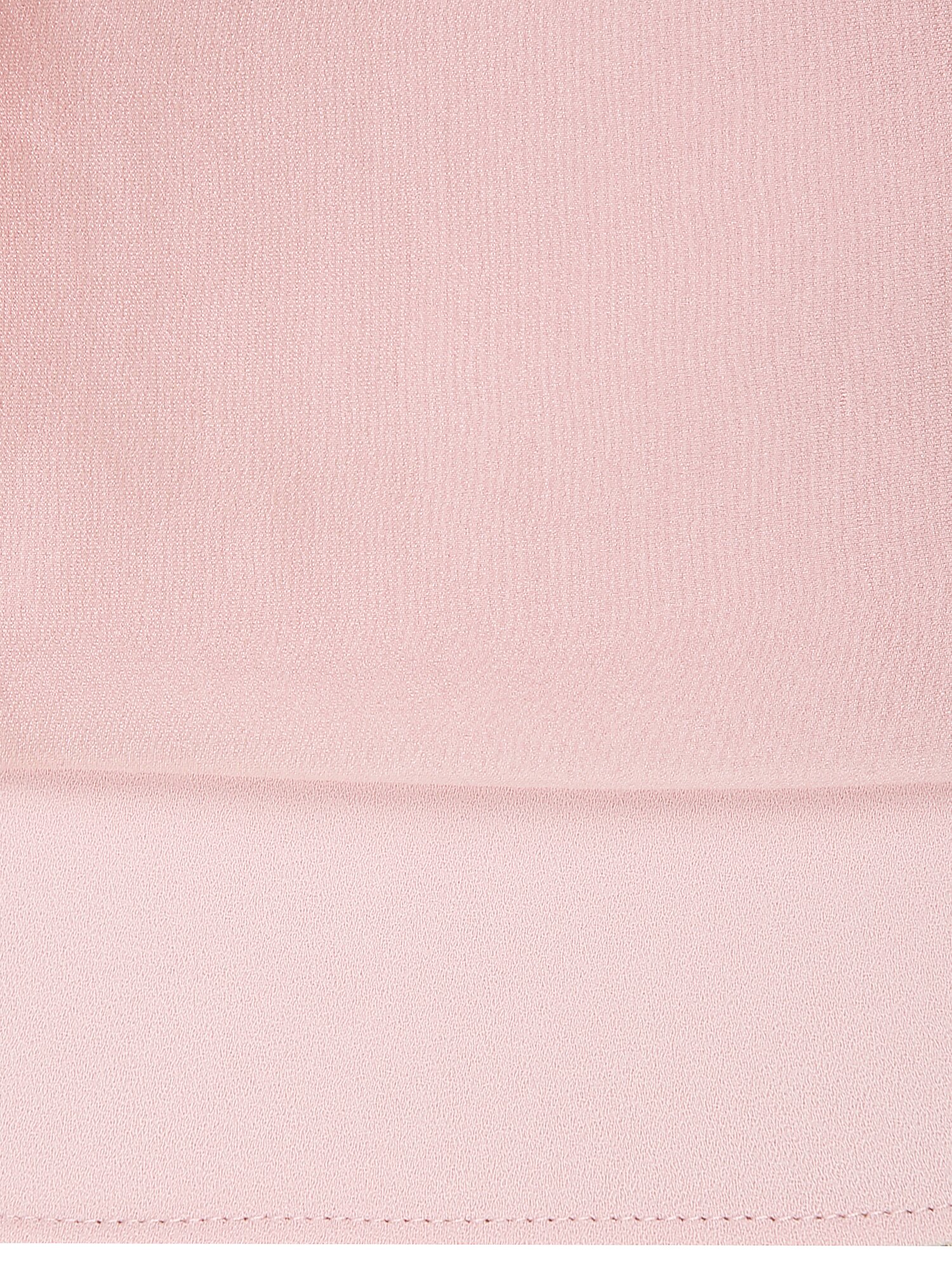 핀턱 프릴넥 플레어 원피스 (PINK)