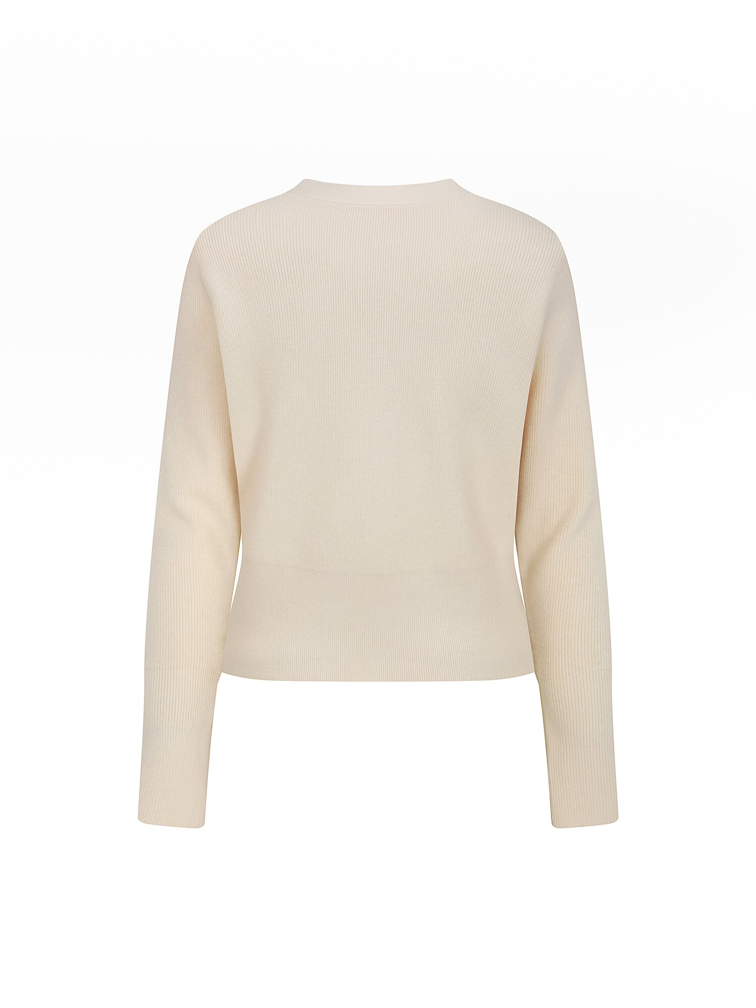 소프트 브이넥 크롭 가디건 (LIGHT BEIGE)