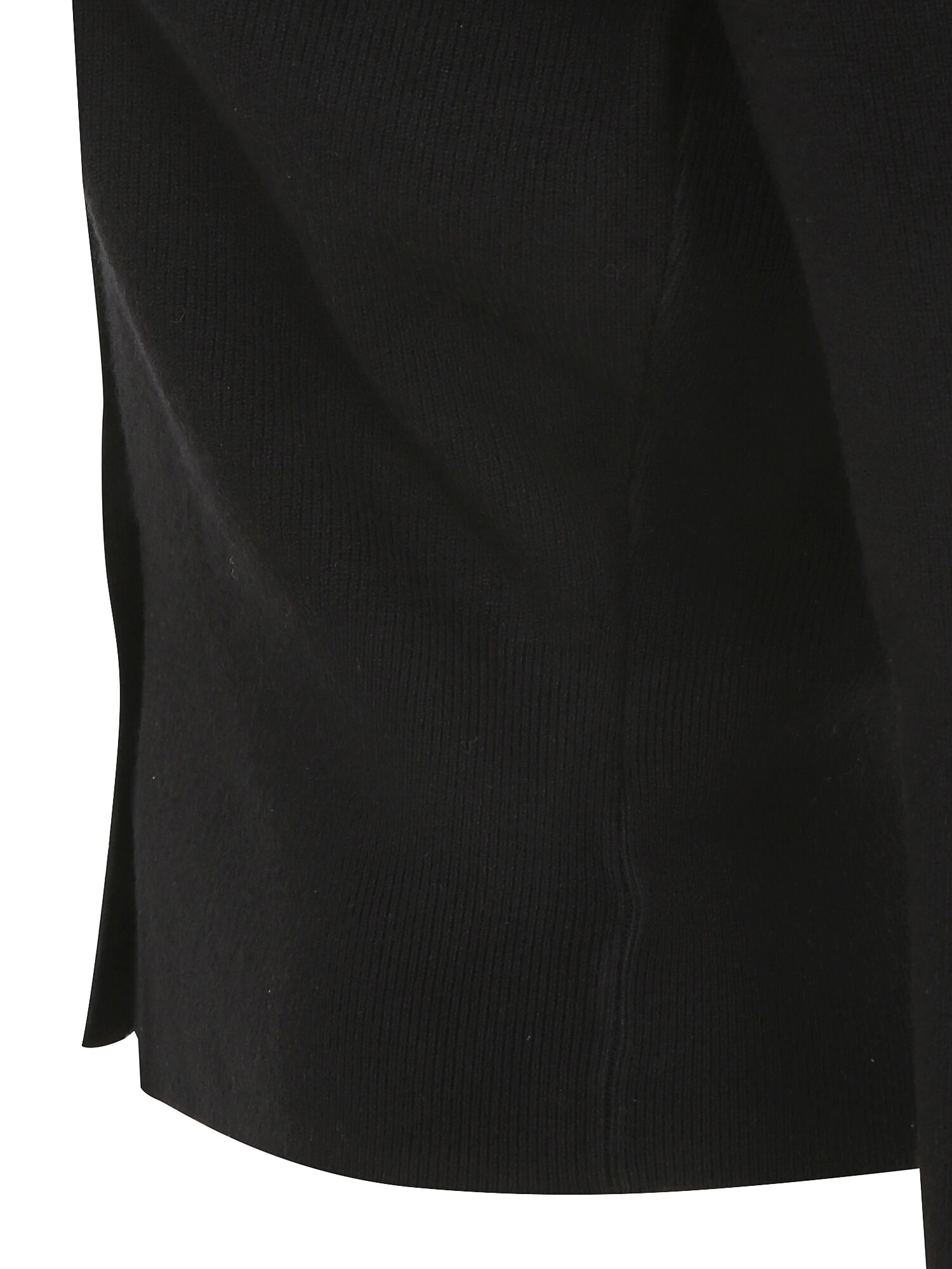 소프트 브이넥 크롭 가디건 (BLACK)