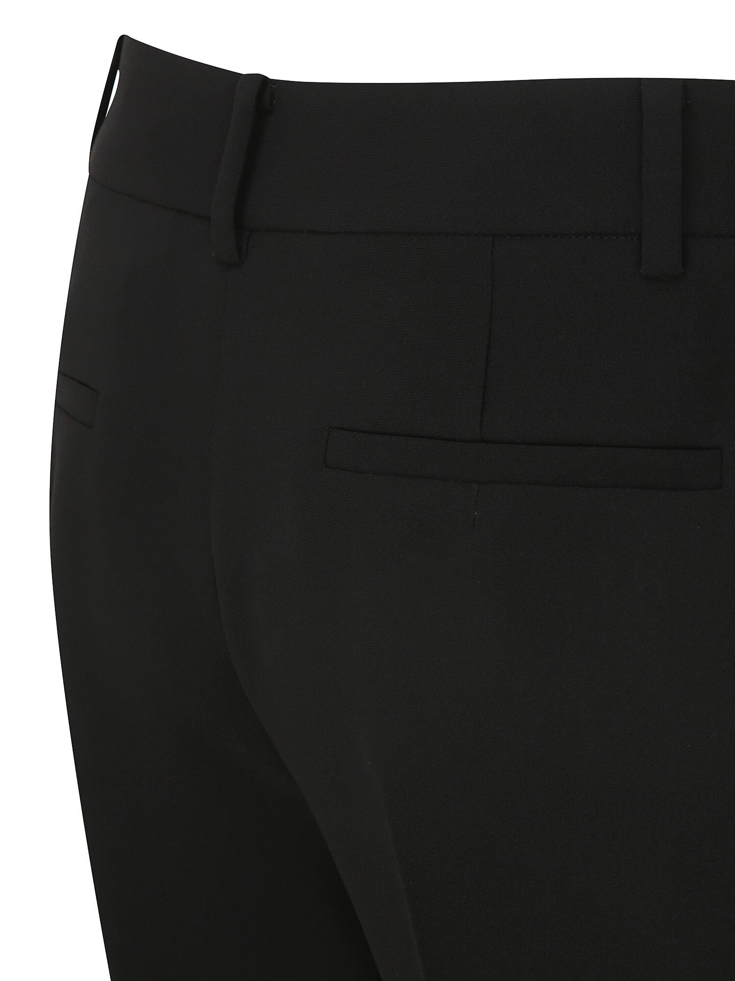 베이직 세미 부츠컷 팬츠 (BLACK)