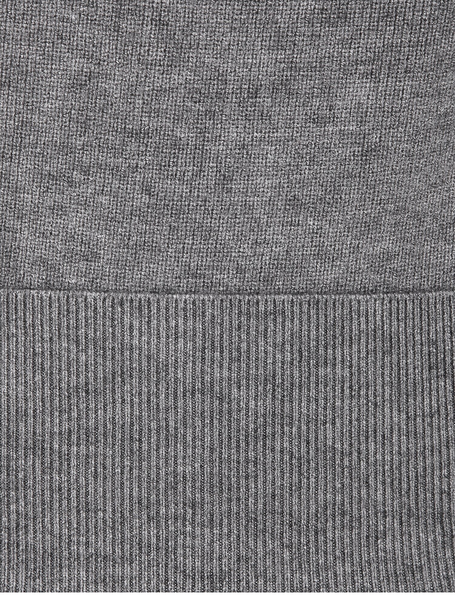 소프트 브이넥 크롭 가디건 (MELANGE GREY)