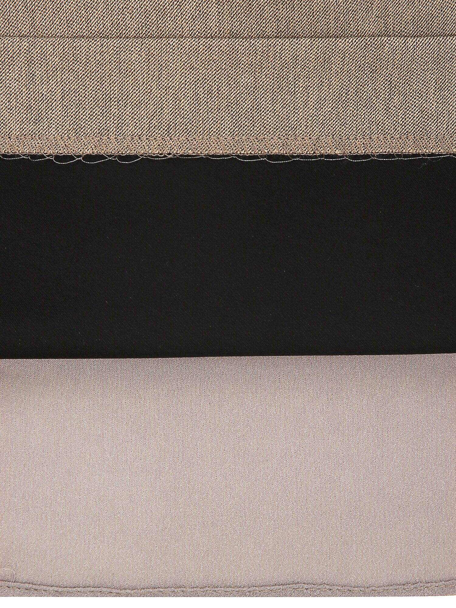 언밸런스 턱 머메이드 스커트 (MELANGE BEIGE)