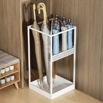 히키스 모던 사각 스틸 카페 매장 대용량 우산꽂이R07