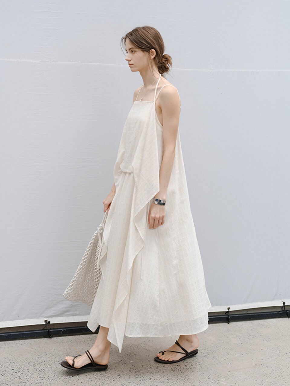 5/21 예약배송_TG_Sleeveless strap maxi dress_3color