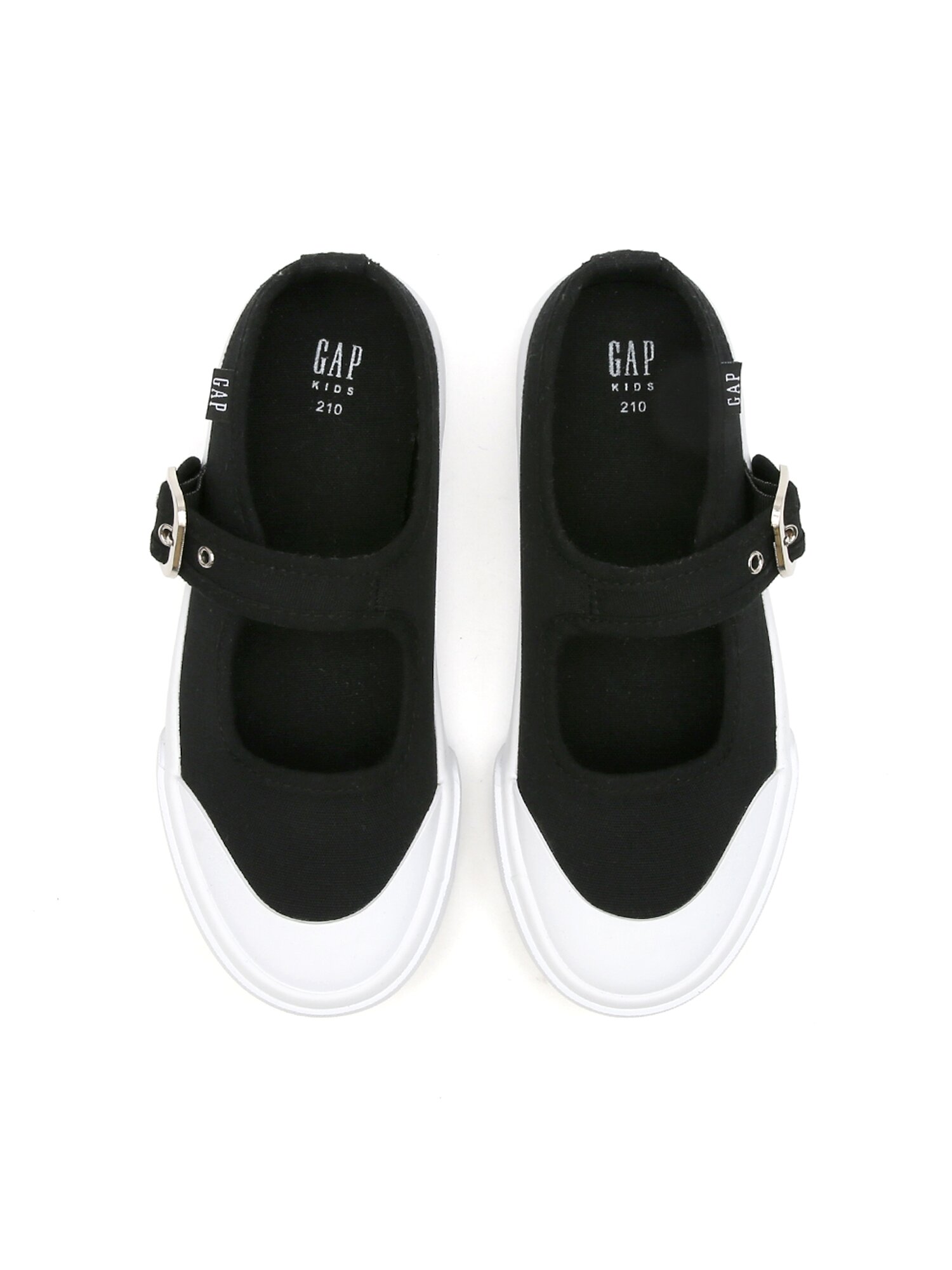 GAP 웰리 키즈 메리제인  블랙앤화이트