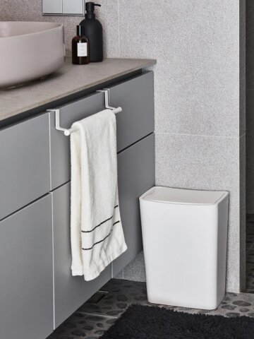 한샘 플랫 사각 휴지통 8/12L