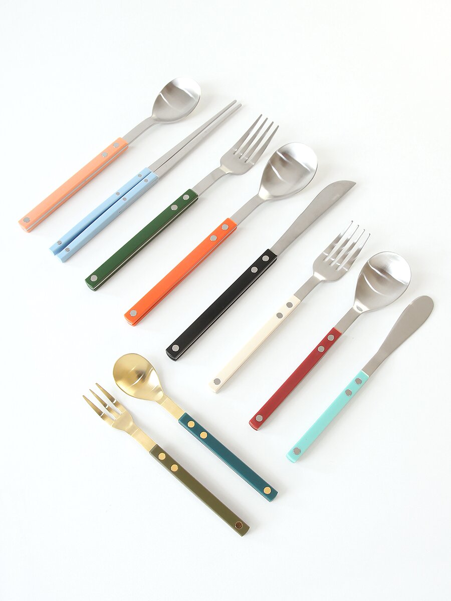 쌍띠에 숟가락 실버