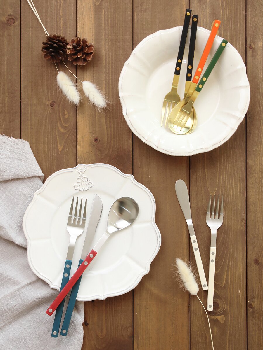 쌍띠에 숟가락 실버