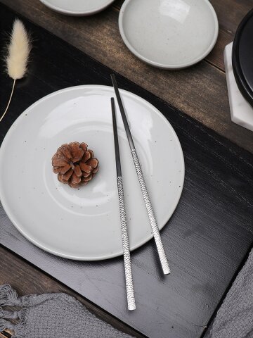 보겐 햄머스톤 젓가락 국산 커트러리 한식기 골드 실버 1p