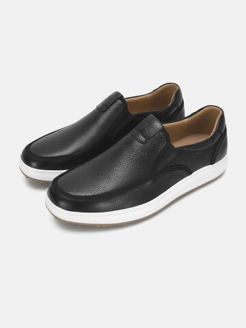 남자 데일리 소가죽 슬립온 로퍼 편한 스니커즈 신발 BM574