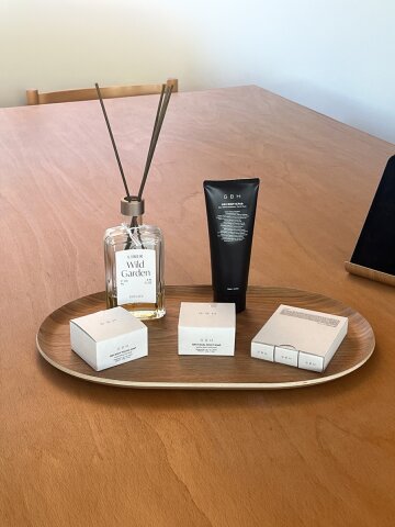 우드 트레이 쟁반 스탠드 물푸레나무