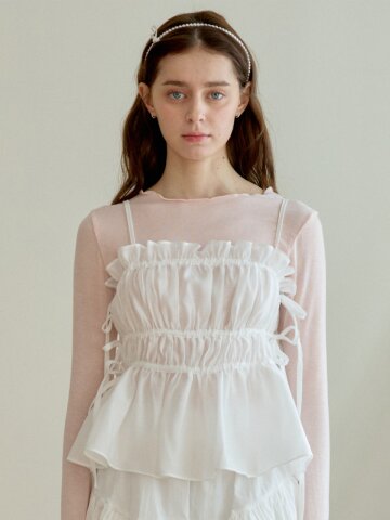 SHEER LINE BUSTIER_WHITE