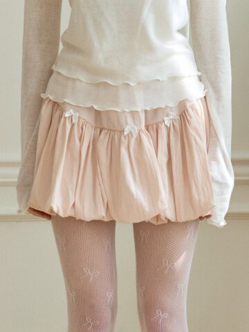 SUGAR CANDY PUMPKIN SKIRT_PEACH