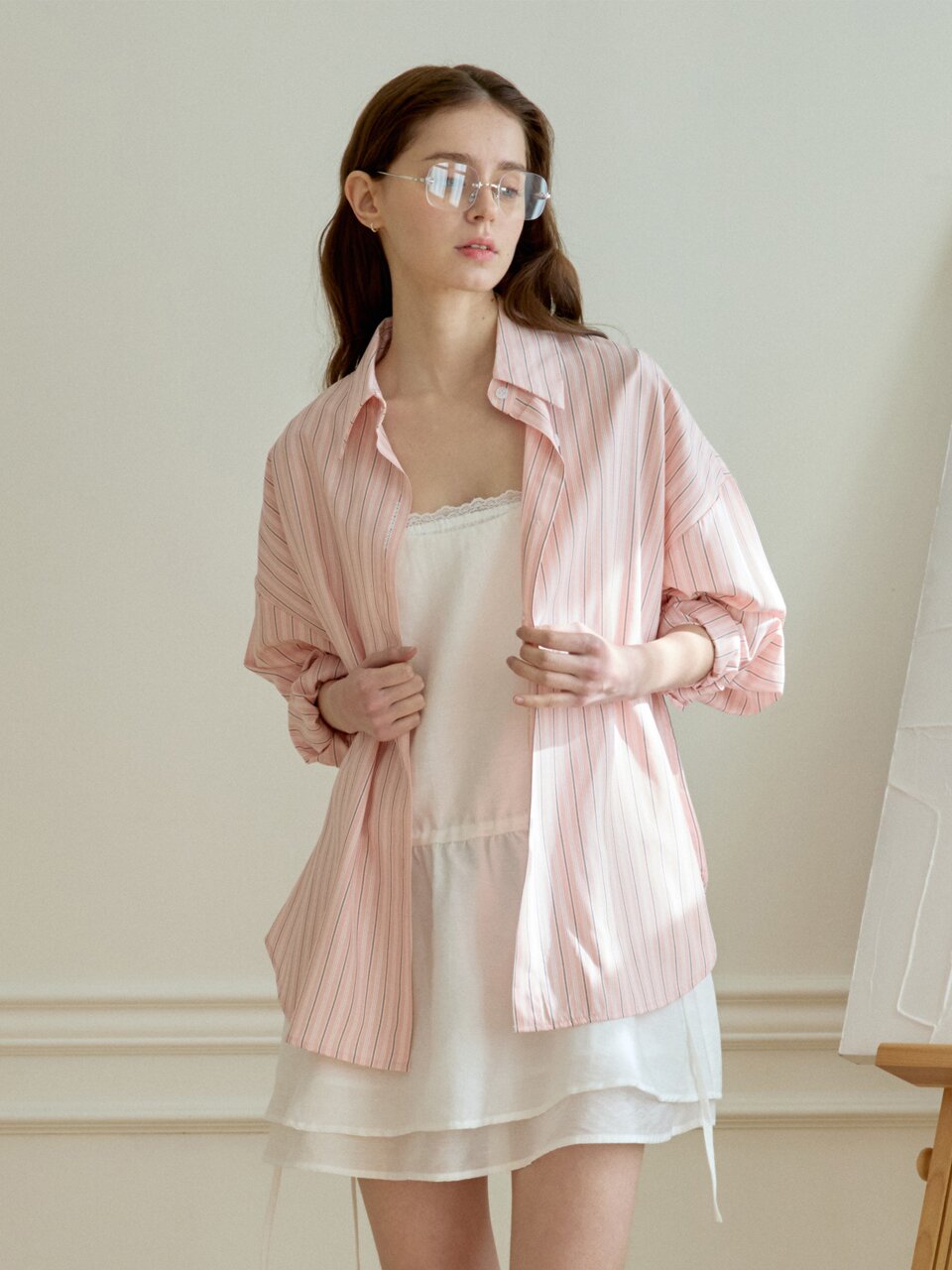 SHEER DAY SLIP DRESS_IVORY