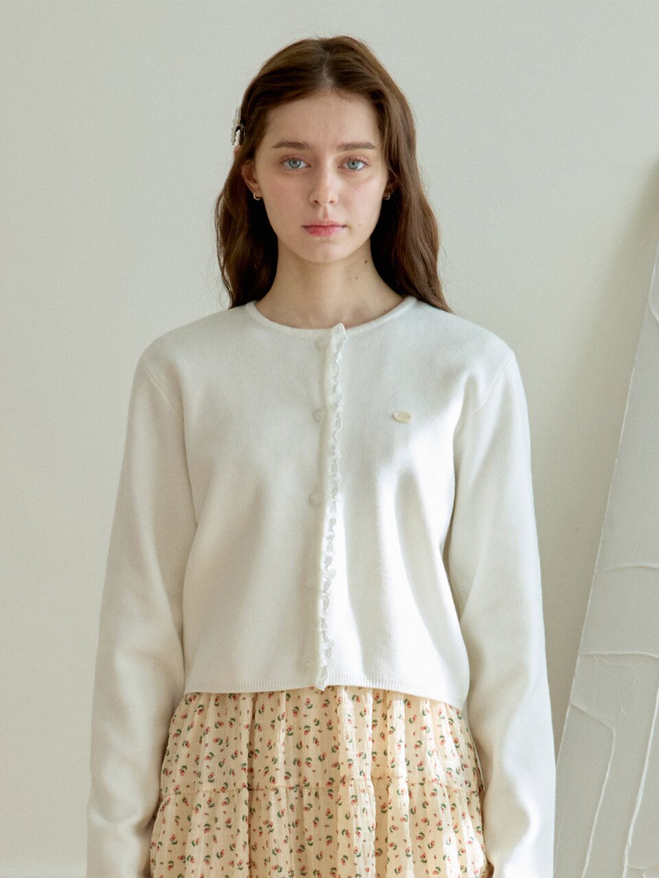 MELLOW KNIT CARDIGAN_IVORY