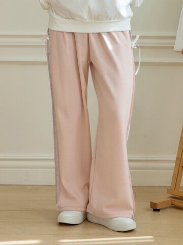 LIGHT RIBBON TRACK PANTS_PINK